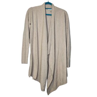 Barefoot Dreams S/M Women's BambooChic Lite Calypso Wrap Tan Soft Comfy Cozy-image