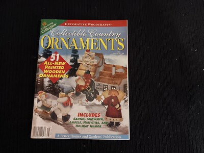 Better Homes &Gardens  Collectible Country Ornaments Decorative Woodcrafts 1997-image