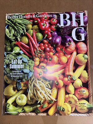 BETTER HOMES & GARDENS MAGAZINE - JULY/AUG 2024 - BRAND NEW Eat Up Summer-image