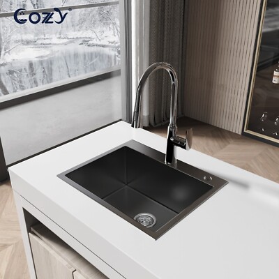 COZY Stainless Steel Kitchen Sink, 23