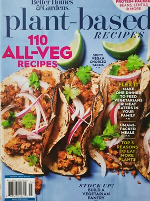 Plant Based Recipies- Better Homes & Garden Magazine- BRAND NEW-image