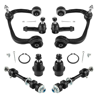 For 2005-08 Ford F-150 New Complete Front Upper Control Arm Ball Joint 8Pcs Kit-image