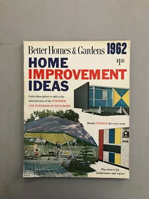 Better Homes & Gardens Home Improvement Ideas 1962 Magazine-image