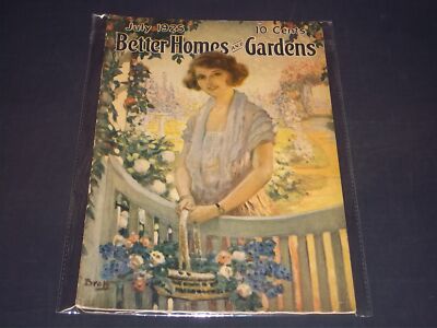 1925 JULY BETTER HOMES & GARDENS MAGAZINE - FULL PAGE COLOR ADS - L 2875-image
