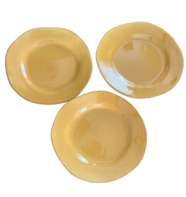 Pier 1 Imports Earthenware Elemental Honey Yellow 11