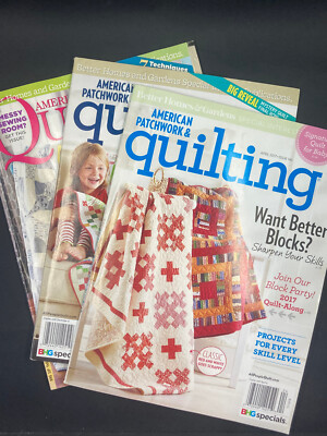 Better Homes & Gardens American Patchwork & Quilting Magazines 2015-2017 Lot 3-image