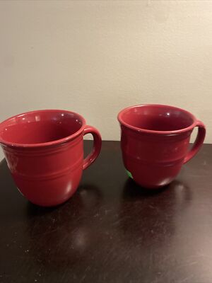 MAINSTAYS RED SADONA  MUGS SET OF TWO-image