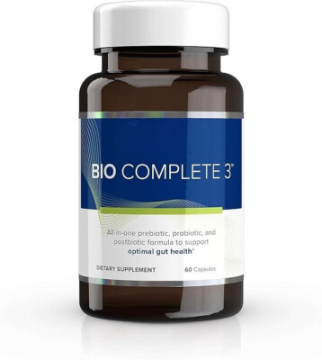 Bio Complete 3 Capsules 60 Count Prebiotic Postbiotic Supplement Gut Health -image