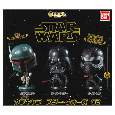 Star Wars CapChara Mini Figure Collection - Boba Fett, Darth Vader, Kylo Ren-image