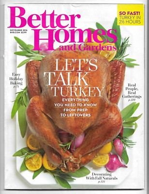 Better Homes and Gardens Magazine November 2016-image