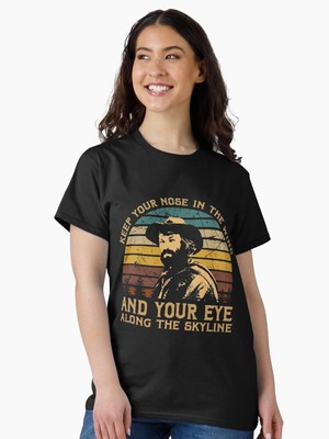 Vintage Jeremiah Arts Johnson Film - Keep Your Nose In The Wind Classic T-Shirt-image