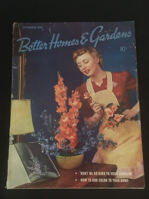 BETTER HOMES & GARDENS September 1939-image