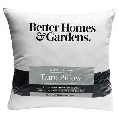 Better Homes and Gardens Euro Pillow Insert, 26