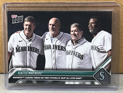 2023 TOPPS NOW #563 KEN GRIFFEY JR. EDGAR BUHNER WILSON MARINERS Print Run 940-image