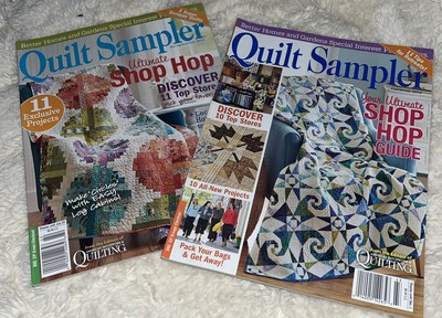 Lot of 2 Better Homes & Gardens Quilt Sampler Magazines 2014 Spring Summer Fall-image