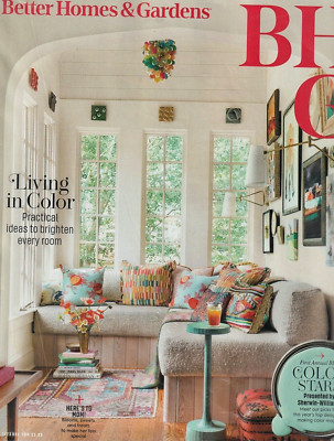 Better Homes & Gardens BHG Magazine May 2023 Living in Color Ideas for Rooms NIP-image