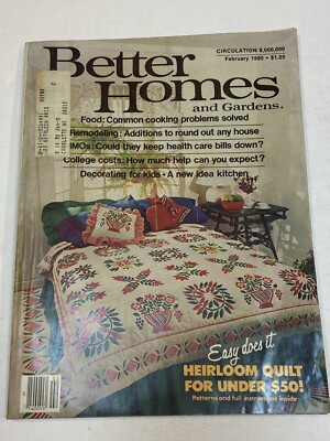 Better Homes and Gardens Magazine Feb 1980 Decorating for Kids HMOs Cooking Fix-image