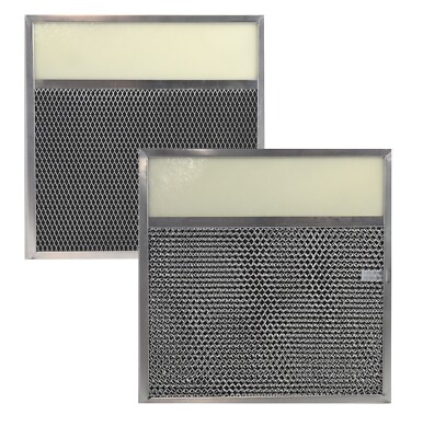 Compatible Whirlpool 883103 Range Hood Grease Mesh Carbon Lens Filters (2 Pack)-image
