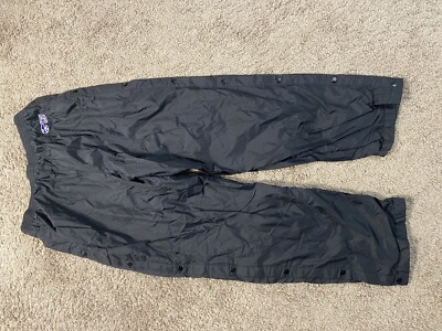 Vintage Kansas State Wildcats Wind Breaker KSU  Pants Black  Men’s XL-image