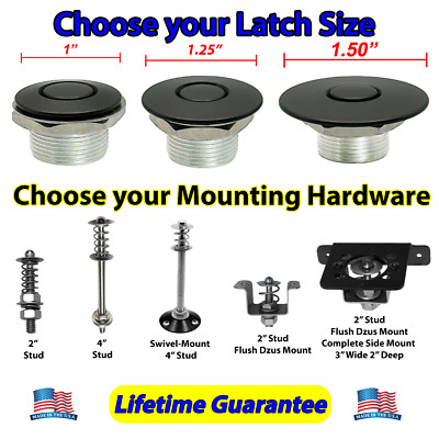 Hood Pins Quick Latch Push Button Latch Pro Series 1