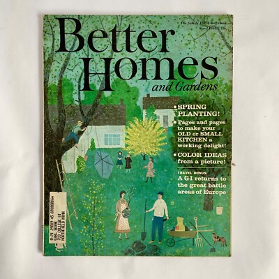 Better Homes & Gardens April 1961 Magazine-image