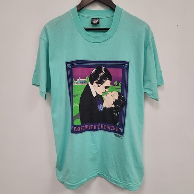 Vintage Screen Stars Best Men Gone With The Wind Shirt Size XL Single Stitch 90S-image