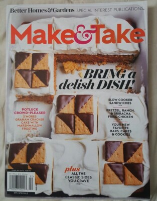 Better Homes & Gardens Special Make & Take Delish Dish 2019 Magazine NEW-image