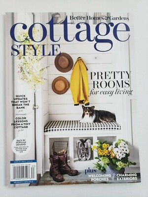 Better Homes & Gardens Cottage Style December 2021 Magazine Pretty Rooms  -image