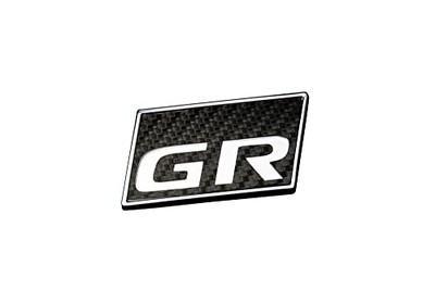 GrazioCo. Carbon look GR plate for GR86 rear DESIGN-D all black Japan Import-image