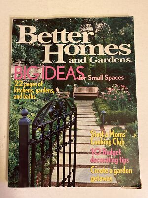 Better Homes And Gardens Magazine Big Ides For Small Spaces March 2005 242 PAGES-image