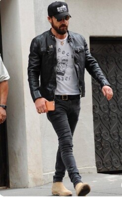 MENS VINTAGE CAFE RACER BLACK BROWN GENUINE LEATHER SLIM FIT REAL BIKER JACKET-image