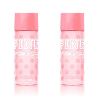 Victoria's Secret PINK Warm & Cozy Body Mist ~ 8.4 fl.oz. ( Lot of 2 )-image