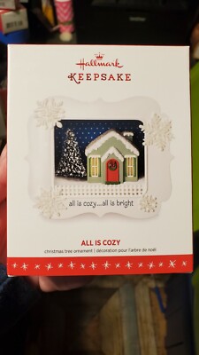 Hallmark - 2016 All Is Cozy...All Is Bright - Christmas Keepsake Ornament - NEW-image