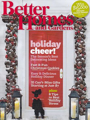 Better Homes and Gardens December 2011 -- Christmas Holiday Season Issue-image