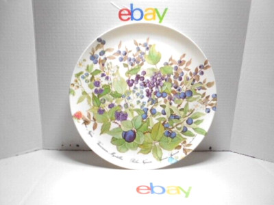 Design Imports Melamine Trivet Hot Plate Blueberry  12 1/4”  Round Berries Pirpl-image