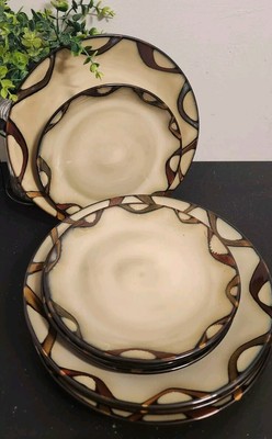 8pc Pier 1 Imports Wave Stoneware 4 Dinner 11