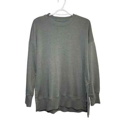 Aerie cozy crew neck pullover sweater womens small slouchy lounge comfort soft-image