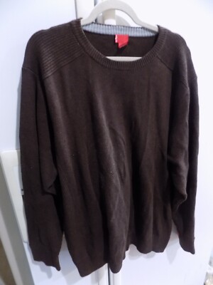 Levi's Sweater Brown Men's Size XXL Cotton Red Tab Cozy Comfort Pullover -image