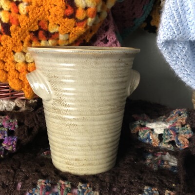 Pier One Imports Stoneware Bottle Vase With Decorative Swirl Design-image