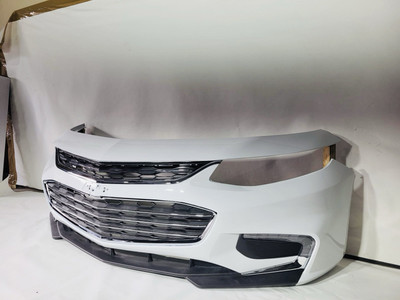 For 2016-2018 Chevy Malibu Complete Front Bumper Cover Grille W/ Fog Light-image