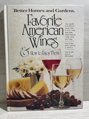 Vintage Better Homes & Gardens Favorite American Wines 1979 HC-image