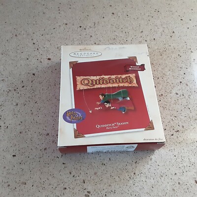 Hallmark Keepsake Harry Potter Quidditch Season Wind Up Christmas Ornament-image