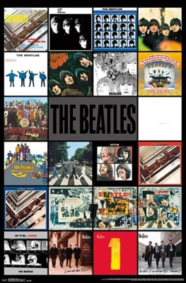 2016 APPLE THE BEATLES COMPLETE ALBUM LP COVERS POSTER 24x36 FREE SHIPPING-image