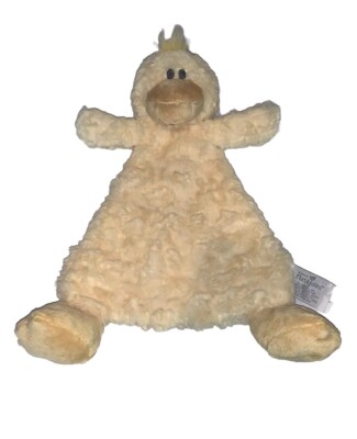 Nat & Jules Cozies-Daddles Plush Duck Lovey Security Blanket Yellow Demdaco Soft-image