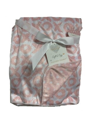 Sweet Love Soft And Cozy Reversible Blanket Pink 30 in
