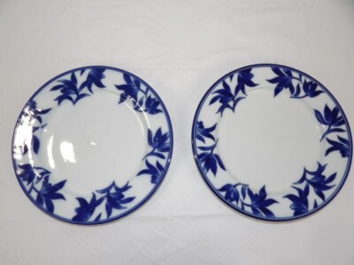 Lot of 2 PIER 1 Ming Salad Plates 8 1/2