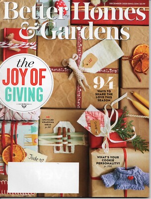 2020 :: Better Homes & Gardens :: December :: The Joy of Giving-image