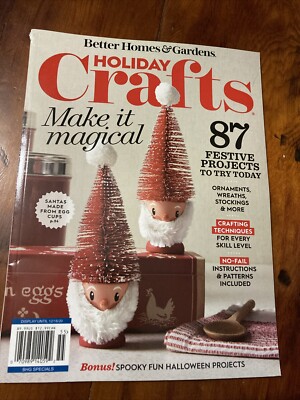 Better Homes And Gardens Holiday Crafts 2020 December -image