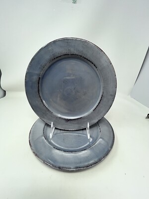 Pier One Toscana Blue 8.75” Salad Dessert Plate Made In Italy-image