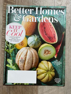 Better Homes & Gardens Magazine August 2020 Keep It Cool-image